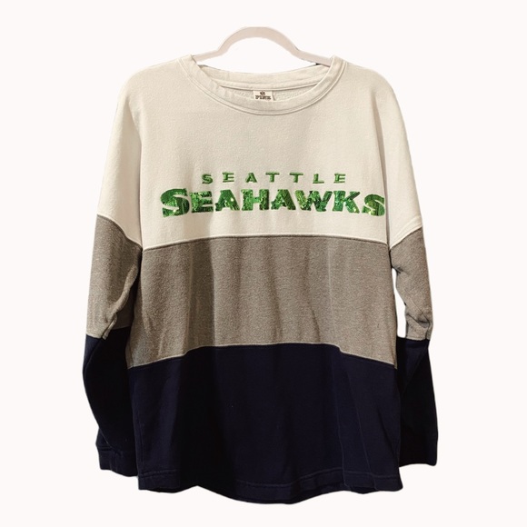 PINK Victoria's Secret Sweaters - PINK Victoria’s Secret medium sweater Seattle Seahawks sequins